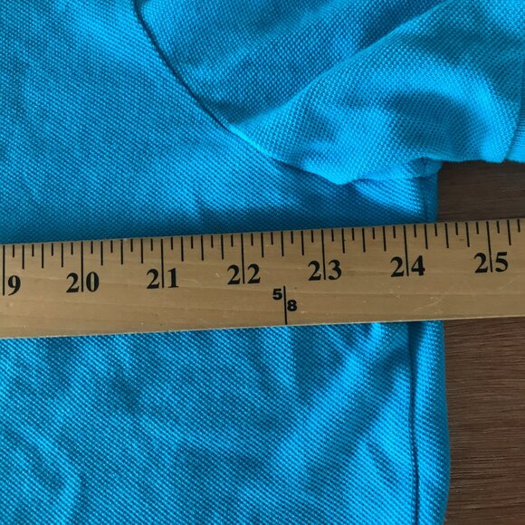 Lacoste Jonathan Adler Performance Polo Shirt Men 8 US 3XL Blue Athleisure Golf - Picture 8 of 12